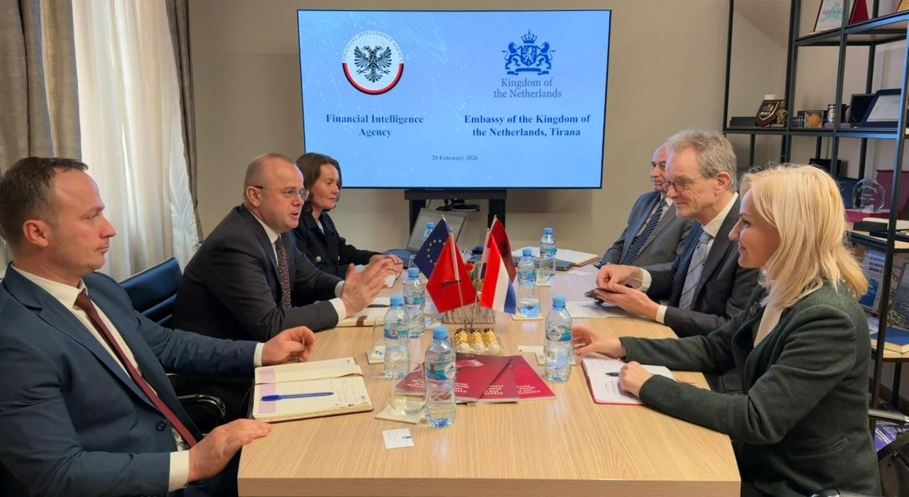 Takim ndërmjet Ambasadorit të Mbretërisë së Holandës dhe Agjencisë së Inteligjencës Financiare